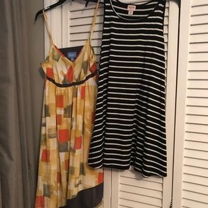Large and medium dresses